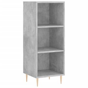 vidaXL Servantă, gri beton, 34,5x32,5x90 cm, lemn prelucrat