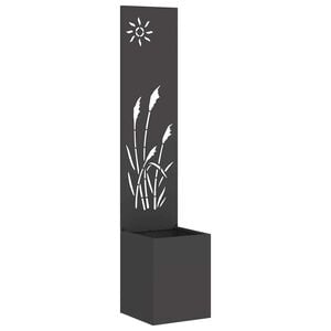 vidaXL Ecran de intimitate pentru grădină Traforaj Negru 32 x 150 cm