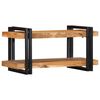 vidaXL Raft de perete 70x33x35 cm din lemn masiv de salc&acirc;m