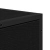 vidaXL Bufet Stejar Negru 35.5 x 35 x 76 cm