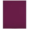 vidaXL Cearșaf de pat cu elastic, 2 buc, bordo, 140x200 cm, bumbac