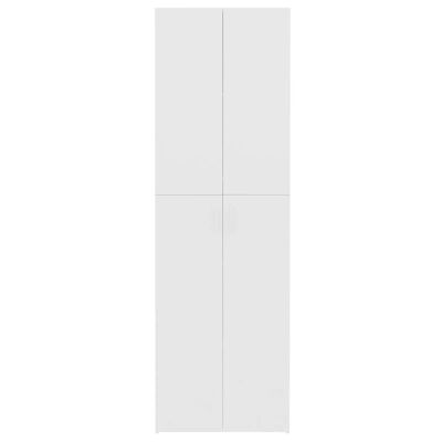 vidaXL Dulap de birou, alb, 60x32x190 cm, PAL