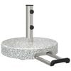vidaXL Bază pentru umbrelă Gri &Oslash; 45 x 37.5 cm Granit