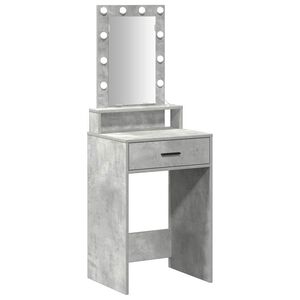 vidaXL Masă de Machiaj Gri 50 x 41 x 140 cm Lemn prelucrat