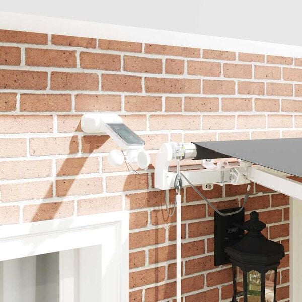 vidaXL Cadru de copertină Alb 350 x 250 cm Aluminiu