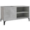 vidaXL Dulap pentru discuri gri beton 84,5x38x48 cm lemn prelucrat