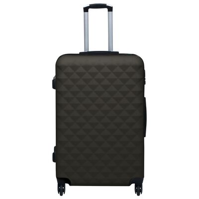 vidaXL Set de valize cu carcasă rigidă, 3 piese, antracit, ABS