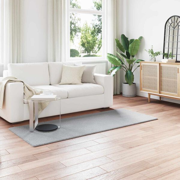 vidaXL Covor din Blană Faux de Iepure Olite Gri 100 x 200 cm Poliester