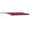 vidaXL Cort electric retractabil Bordo și Antracit 4,5 &times; 3 m