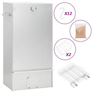 vidaXL Afumătoare cuptor/grătar, generator fum rece, oțel galvanizat