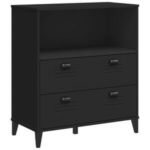 vidaXL Bibliotecă &bdquo;VIKEN&rdquo;, negru, 80x40x90 cm, lemn prelucrat