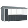 vidaXL Cușcă pentru păsări Antracit 410 x 210 x 230 cm Oțel Galvanizat
