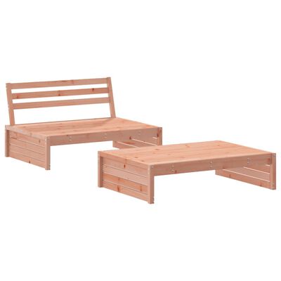 vidaXL Set mobilier relaxare grădină, 2 piese, lemn masiv Douglas