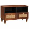 vidaXL Cabinet TV cu sertar Maro 70 x 33,5 x 46 cm Lemn de mango solid