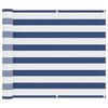 vidaXL Ecran de balcon Albastru și Alb 100 x 400 cm Material Oxford