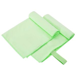vidaXL Prosoape Sport 2 pcs Verde 50 x 30 cm Poliester și poliamidă