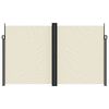 vidaXL Copertină laterală retractabilă, crem, 200x600 cm