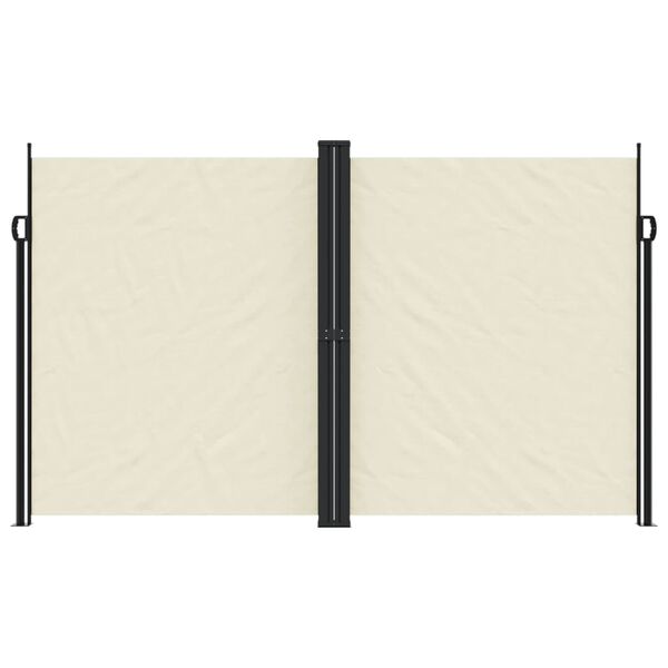 vidaXL Copertină laterală retractabilă, crem, 200x600 cm