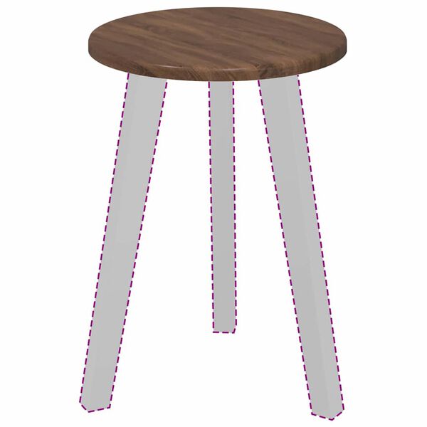 vidaXL Placă de masă Stejar brun 30 x 30 x 1,5 cm Lemn compozit