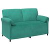 vidaXL Canapea cu 2 locuri Turcoaz 158 x 83 x 95 cm Catifea