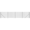 vidaXL Gard plasă de s&acirc;rmă cu bordură, antracit, 1,4x10 m
