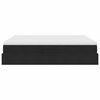 vidaXL Pat cu saltea și spațiu de depozitare Negru 180 x 200 cm