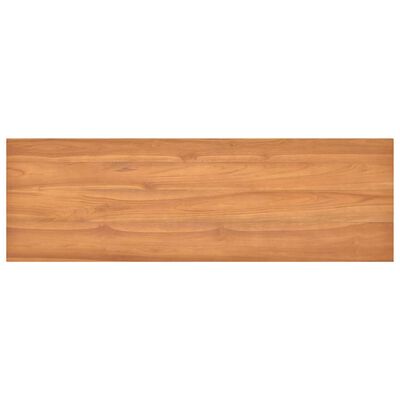 vidaXL Birou, 140x45x75 cm, lemn masiv de tec