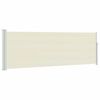 vidaXL Copertină laterală retractabilă de terasă, crem, 100 x 314 cm