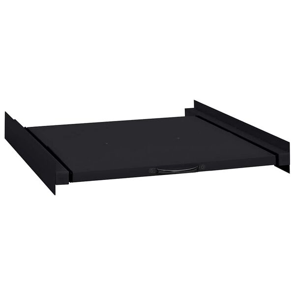 vidaXL Polita Intermediara pentru Masini de Spalat Negru Oțel