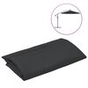 vida XL P&acirc;nză de schimb umbrelă de soare consolă, negru, 350 cm