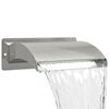vidaXL Cascadă de Piscină cu LED Oțel inoxidabil 304 30 x 9 x 26 cm
