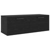 vidaXL Dulap de perete 100 x 36.5 x 35 cm Lemn prelucrat Stejar negru
