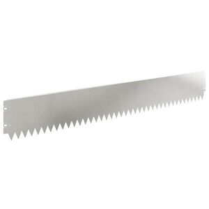 vidaXL Margine pentru gazon 30 buc. 103 x 15 cm Oțel Argintiu
