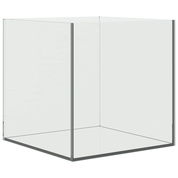 vidaXL Acvariu cu depozitare Transparent 30 x 30 x 30 cm Sticlă