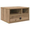 vidaXL Suport pentru imprimantă Stejar Artizanal 40 x 32 x 24 cm