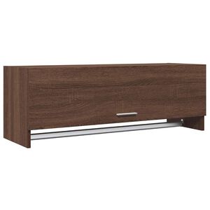 vidaXL Șifonier, stejar maro, 100x32,5x35 cm, lemn prelucrat