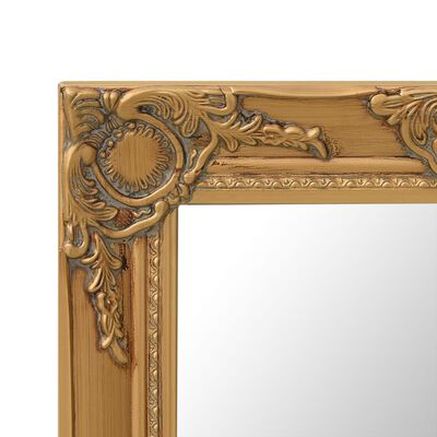 vidaXL Oglindă de perete în stil baroc, auriu, 50 x 40 cm