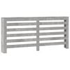 vidaXL Mască pentru calorifer, gri beton, 175x20x82 cm, lemn prelucrat