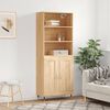 vidaXL Dulap &icirc;nalt, stejar sonoma, 69,5x34x180 cm, lemn compozit