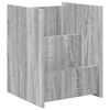 vidaXL Raft pentru reviste Gri Sonoma 35 x 35 x 45 cm Lemn compozit
