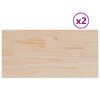 vidaXL Blaturi masă 2 buc. 60x30x1,7 cm dreptunghiulare lemn masiv pin
