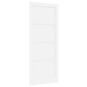 vidaXL Ușă de interior ORKDAL Alb 83 x 202 cm placaj