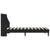 vidaXL Cadru de pat cu headboard Negru 80 x 200 cm Catifea