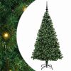 vidaXL Brad de Crăciun artificial Verde 180 cm PVC și Oțel și Plastic