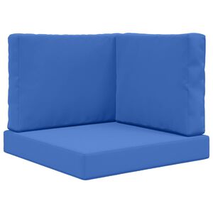 vidaXL Perna pentru canapea de exterior 3 pcs Albastru regal Poliester