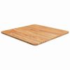 vidaXL Blat masă pătrat maro deschis 50x50x1,5cm lemn stejar tratat