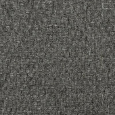 vidaXL Tăblie de pat, gri închis, 80x5x78/88 cm, textil