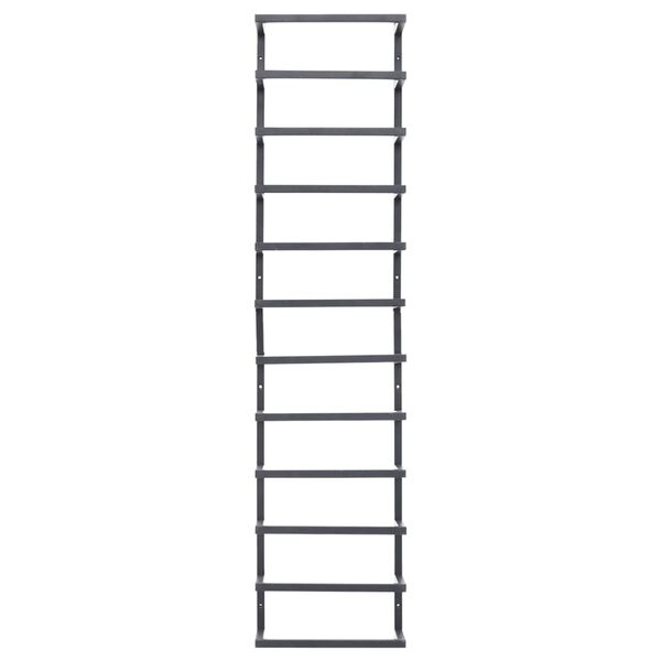 vidaXL Suport de prosoape, negru, 24x12x96 cm, oțel