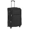 vidaXL Set de valize din material textil, 3 piese, negru