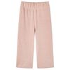 Pantaloni de copii din velur, roz, 116